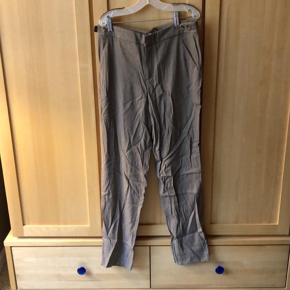 Helmut Lang beige trousers pants.